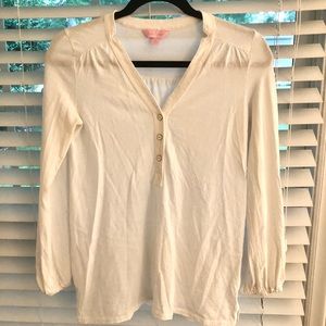 Lilly Pulitzer white shirt size XS